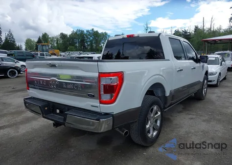 2022 Ford F-150 King Ranch z USA, uszkodzony, nr VIN 1FTFW1E86NFC40218